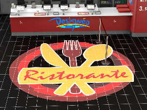 Accueil Ristorante - Designéo Mettez de la déco dans vos carreaux ! - Carrelage décoratif