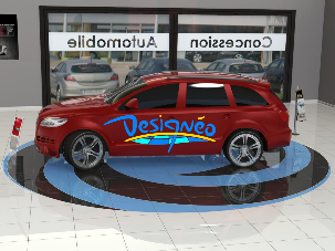 Showroom Concession Automobile - Designéo Mettez de la déco dans vos carreaux ! - Carrelage décoratif