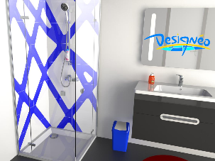 Douche Manhatan - Designéo Mettez de la déco dans vos carreaux ! - Carrelage décoratif