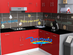 Cuisine Fruitée - Designéo Mettez de la déco dans vos carreaux ! - Carrelage décoratif